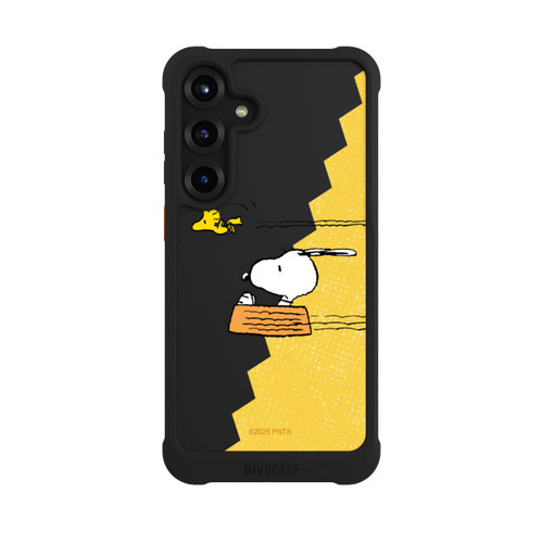 Samsung Galaxy S25+  NIVOmax Peanuts-Snoopy und Woodstock Transparent