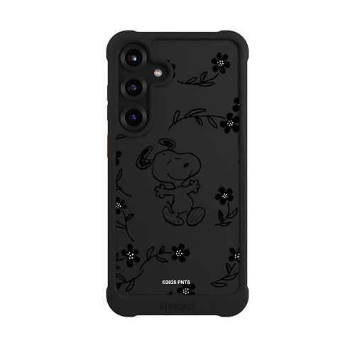 Samsung Galaxy S25+  NIVOmax Snoopy und Flowers Transparent