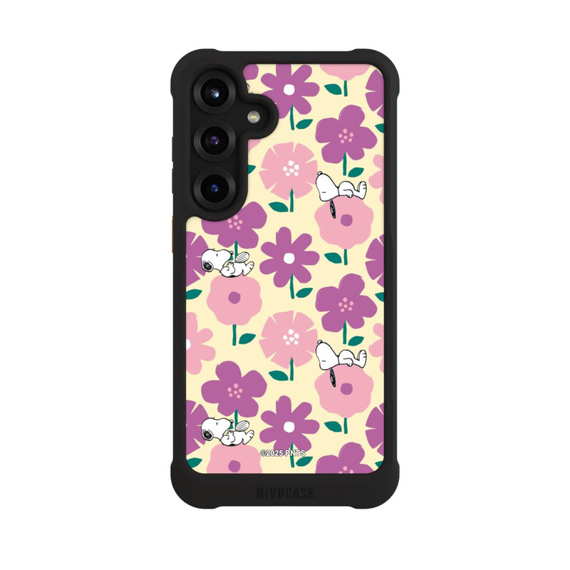Galaxy S25 + NIVOmax Peanuts Flower Pattern Yellow