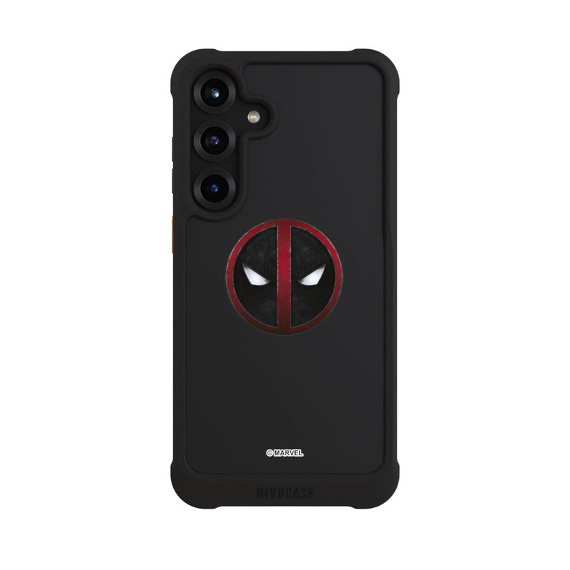 Galaxy S25 + NIVOmax Deadpool Logo Transparent