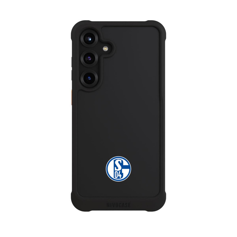 Galaxy S25 + NIVOmax FC Schalke 04 Logo Klein Transparent