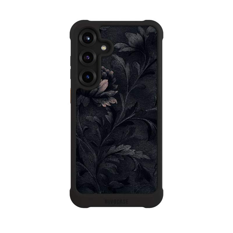 Galaxy S25 + NIVOmax Flower Pattern Dark Vintage