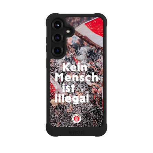 Samsung Galaxy S25+  NIVOmax FC St. Pauli Kein Mensch ist illegal