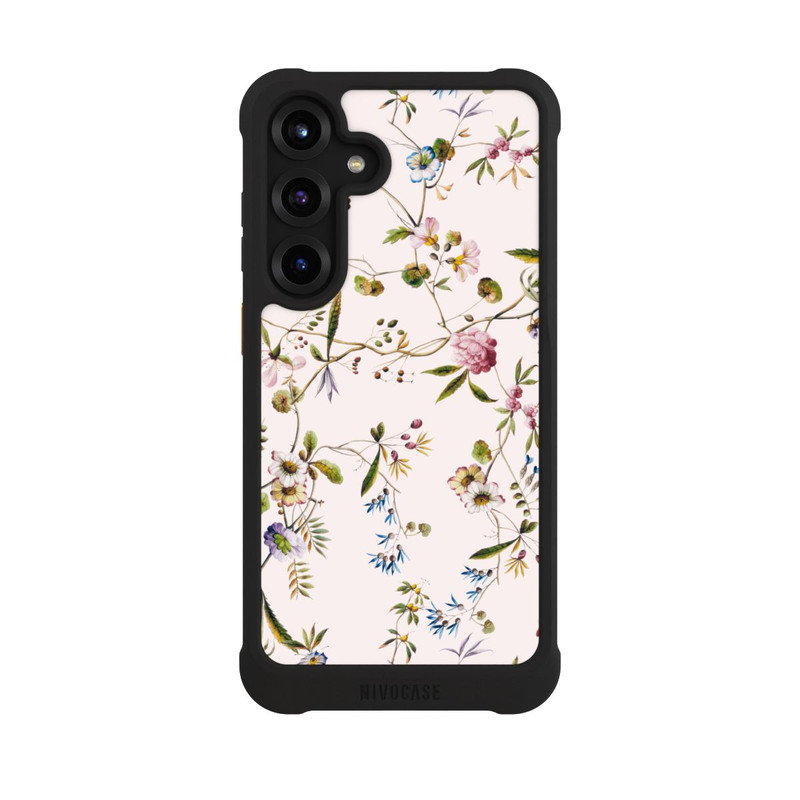 Galaxy S25 + NIVOmax Vintage Blumen Spring