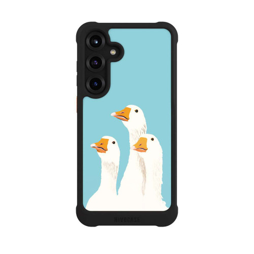 Samsung Galaxy S25+  NIVOmax Three Geese Light Blue with AI