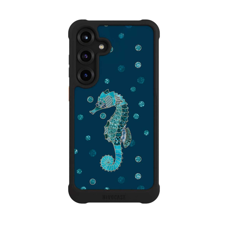 Galaxy S25 + NIVOmax Glamour Sea Horse Art