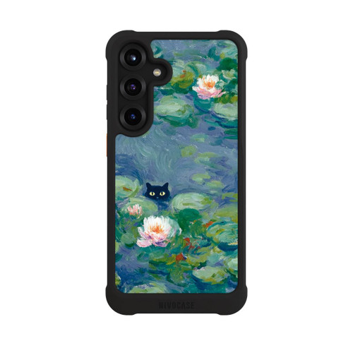 Samsung Galaxy S25+  NIVOmax Katze im Teich Gemälde Impressionismus