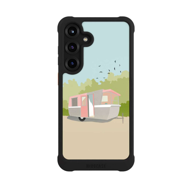 Galaxy S25 + NIVOmax Retro Glamping by Roberta Murray