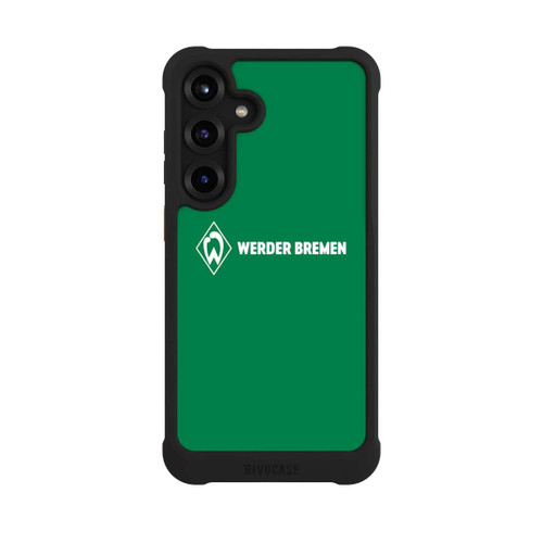 Samsung Galaxy S25+  NIVOmax Werder Bremen Schriftzug Raute Grün