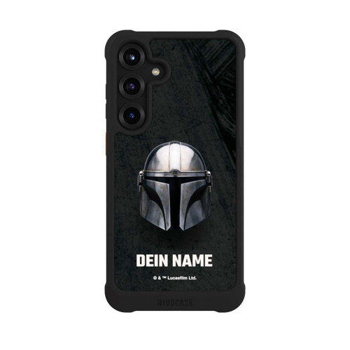 Samsung Galaxy S25+  NIVOmax Star Wars Mandalorian Black Helmet personnalisable