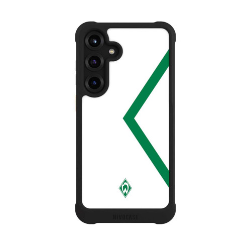 Samsung Galaxy S25+  NIVOmax Werder Bremen Rautenelement Grün