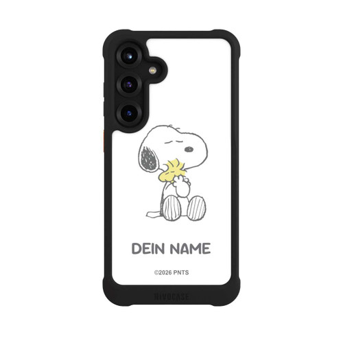 Samsung Galaxy S25+  NIVOmax Snoopy And Woodstock Cuddling Personnalisable