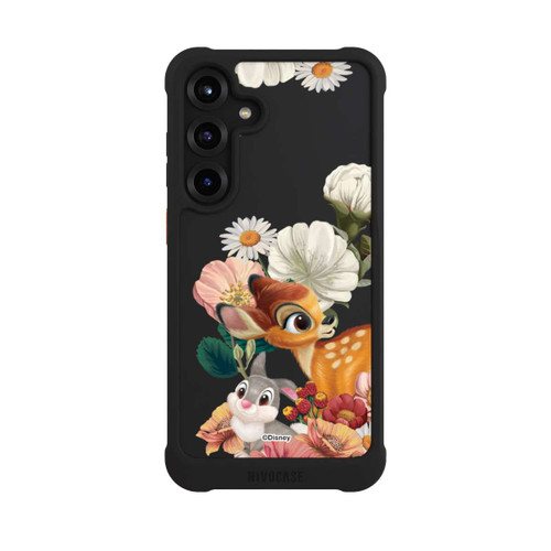 Samsung Galaxy S25+  NIVOmax Bambi und Klopfer Blumen Transparent