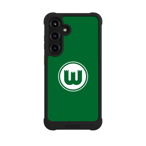 Samsung Galaxy S25+  NIVOmax VfL Wolfsburg Zinnenwappen Grün