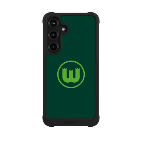 Samsung Galaxy S25+  NIVOmax VfL Wolfsburg Zinnenwappen Dunkelgrün