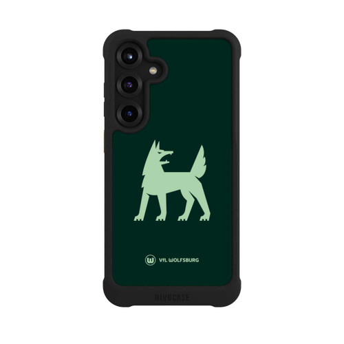 Samsung Galaxy S25+  NIVOmax VfL Wolfsburg Wolf Grün