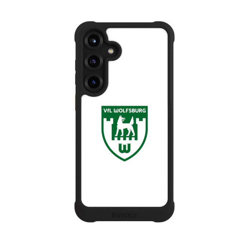 Samsung Galaxy S25+  NIVOmax VfL Wolfsburg Retrowappen Weiß