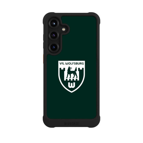 Samsung Galaxy S25+  NIVOmax VfL Wolfsburg Retrowappen Grün