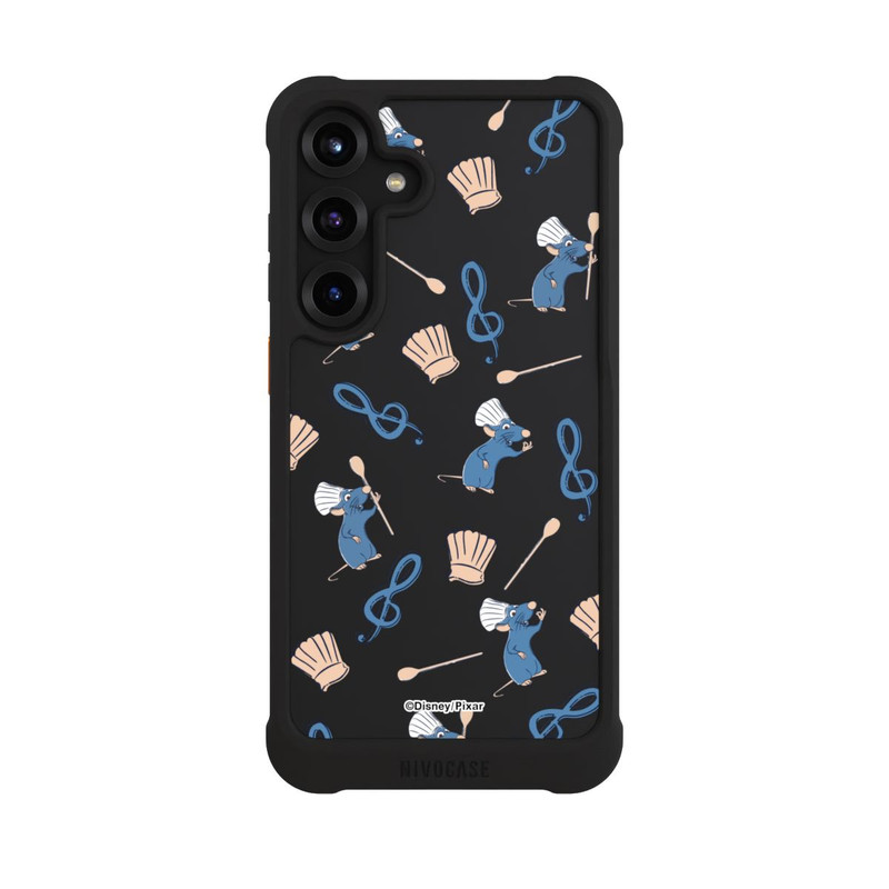Galaxy S25 + NIVOmax Remy Ratatouille Transparent Disney Muster