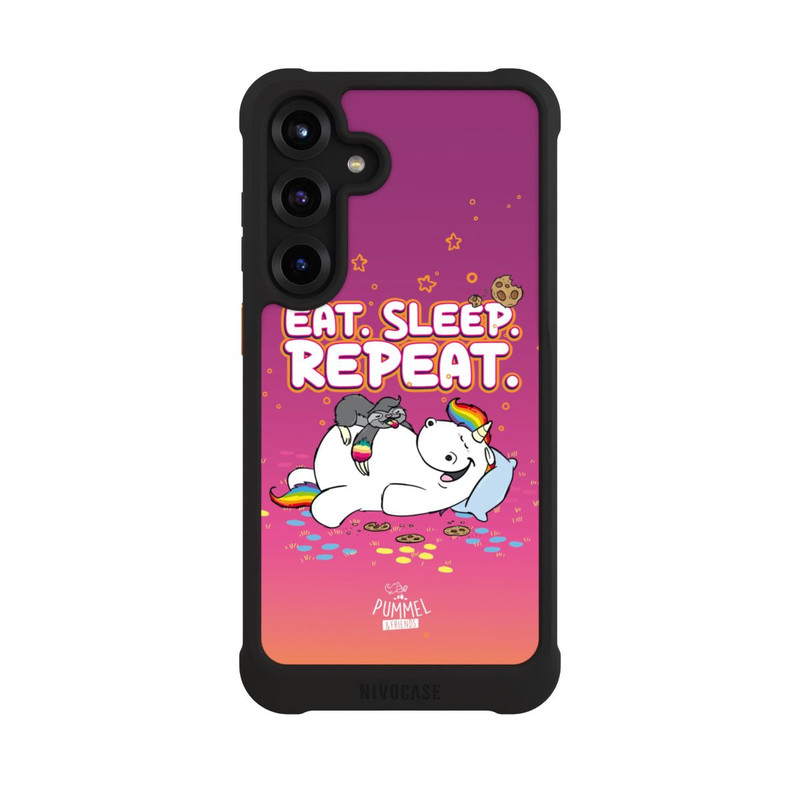 Galaxy S25 + NIVOmax Pummel Eat Sleep Repeat