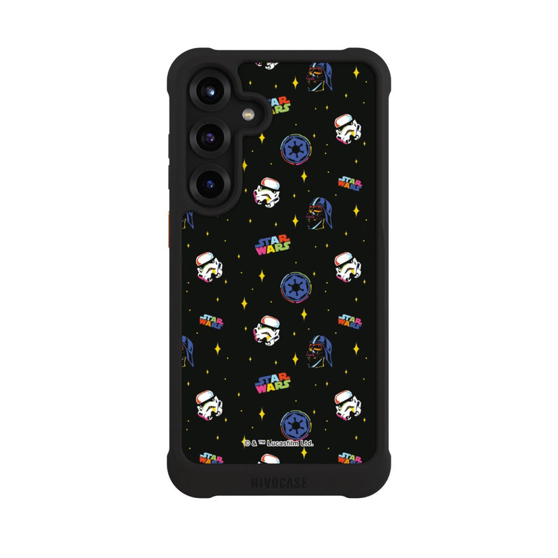 Galaxy S25 + NIVOmax Motif Star Wars coloré