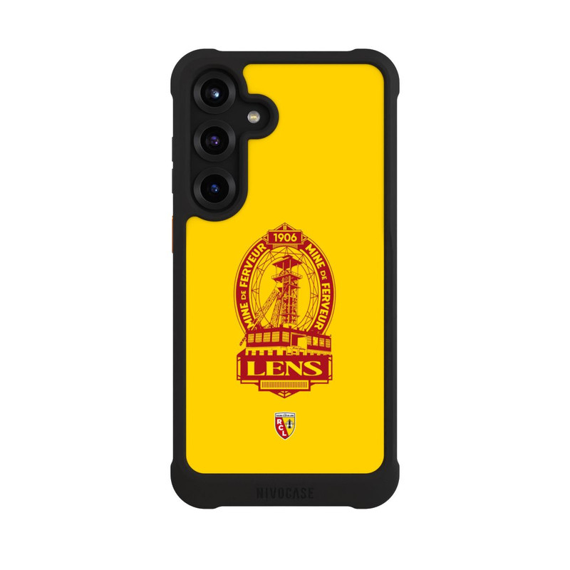 Galaxy S25 + NIVOmax RC Lens Mine de Ferveur Emblem rot