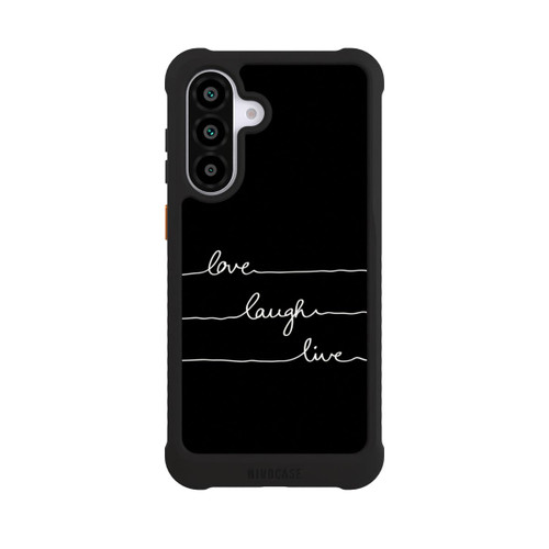 Samsung Galaxy A56 5G NIVOmax Love Laugh Live blanc/noir