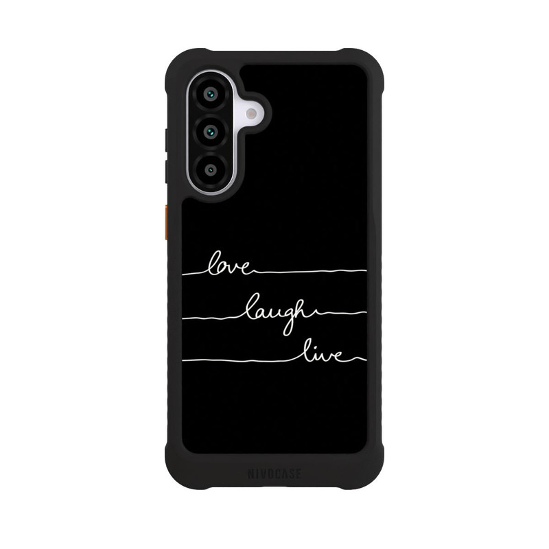 Galaxy A56 5G NIVOmax Love Laugh Live weiß/schwarz