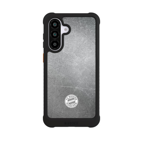Samsung Galaxy A56 5G NIVOmax Classic FCB Logo Small - White on Metal Look