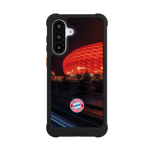 Samsung Galaxy A56 5G NIVOmax Allianz Arena bei Nacht FCB