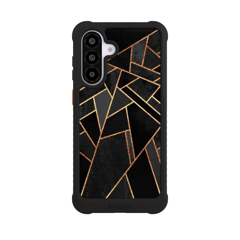 Galaxy A56 5G NIVOmax Schwarze Nacht Gold Druck