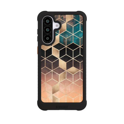 Samsung Galaxy A56 5G NIVOmax Ombre Dream Cubes Gold Print