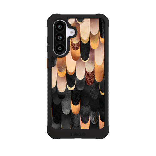 Samsung Galaxy A56 5G NIVOmax Gefiedertes Kupfer und Schwarz