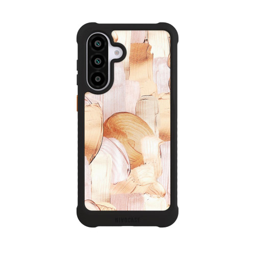 Samsung Galaxy A56 5G NIVOmax White/Gold Brush Pattern
