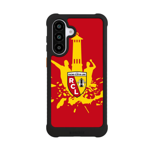 Samsung Galaxy A56 5G NIVOmax RC Lens Tour jaune sur rouge