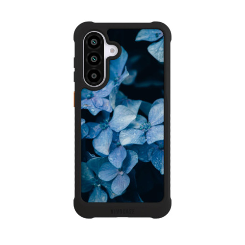 Samsung Galaxy A56 5G NIVOmax Fleurs bleues 2