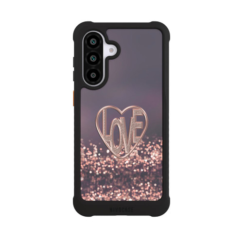 Samsung Galaxy A56 5G NIVOmax LOVE Rose Pailleté