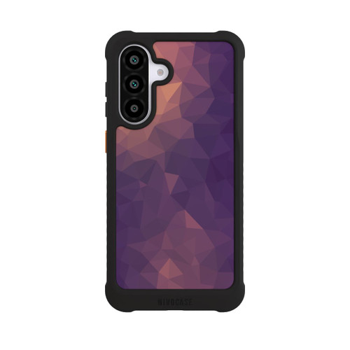 Samsung Galaxy A56 5G NIVOmax Polygonal Mosaic Rot/Violett