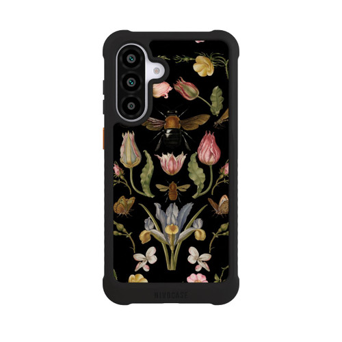 Samsung Galaxy A56 5G NIVOmax Wildblumen und Biene Schwarz