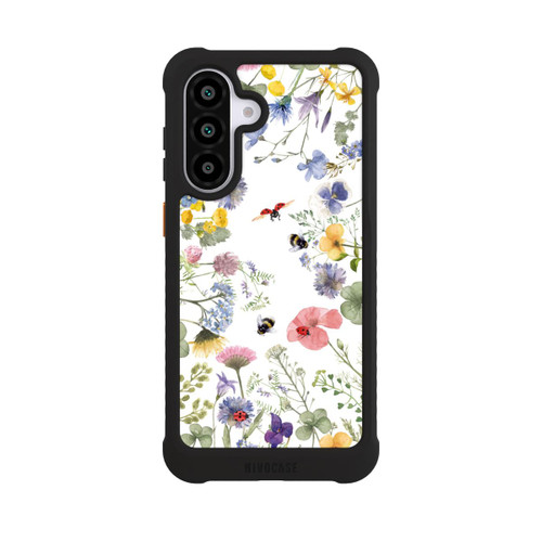 Samsung Galaxy A56 5G NIVOmax Bunte Frühlingsblumen und Bienen