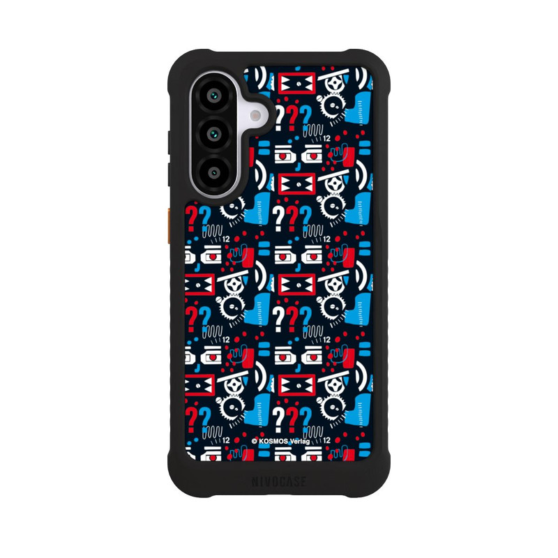 Galaxy A56 5G NIVOmax Drei Fragezeichen Wildes Muster
