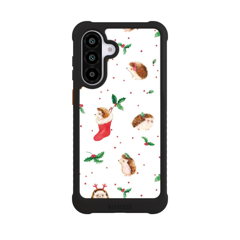 Galaxy A56 5G NIVOmax Christmas Cute Hedgehog