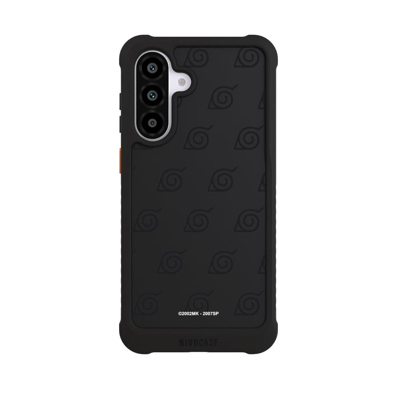 Galaxy A56 5G NIVOmax Schwarzes Konoha-Muster Transparent