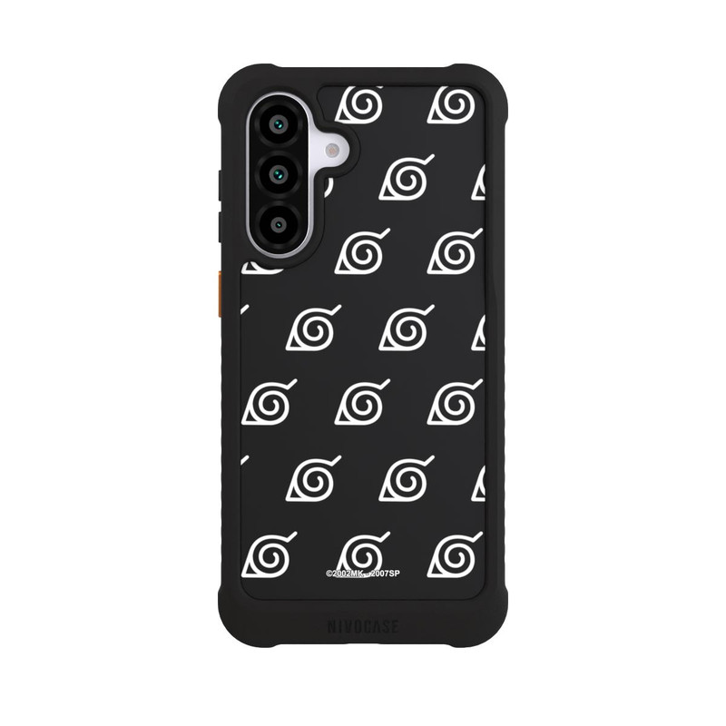 Galaxy A56 5G NIVOmax Weißes Konoha-Muster Transparent