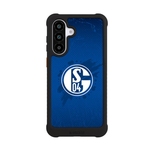 Samsung Galaxy A56 5G NIVOmax Schalke 04 Farbe Fleck Blau
