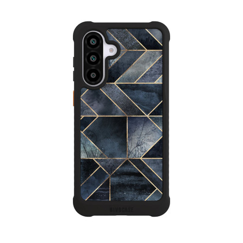 Samsung Galaxy A56 5G NIVOmax Abstraktes Natur-Dunkelblau