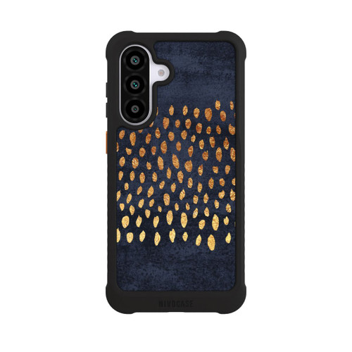 Samsung Galaxy A56 5G NIVOmax Muster Gold und Marine