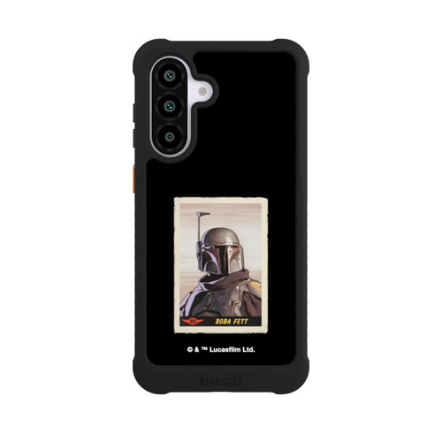 Samsung Galaxy A56 5G NIVOmax Boba Fett Badges Black Background