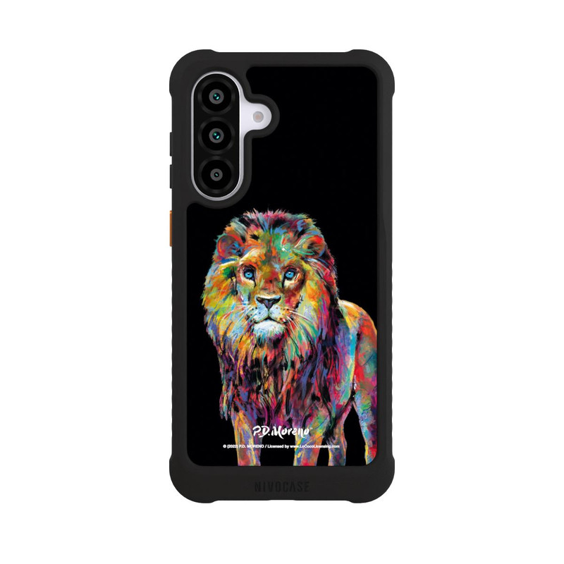 Galaxy A56 5G NIVOmax Löwe Bunte Kunst von P.D. Moreno