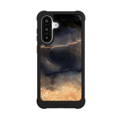 Samsung Galaxy A56 5G NIVOmax Schwarzer Marmor Goldstaub Look
